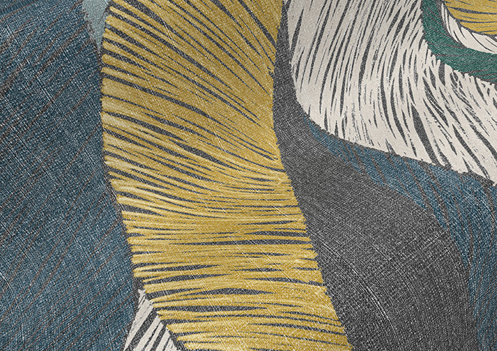 Anthurium, Teal - Roman Blind - Image 4